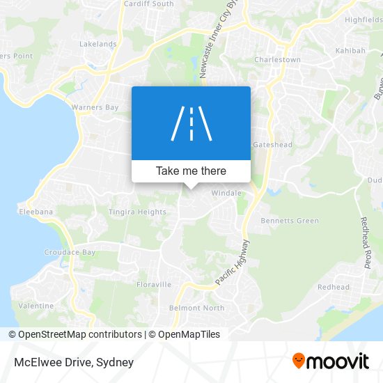 McElwee Drive map