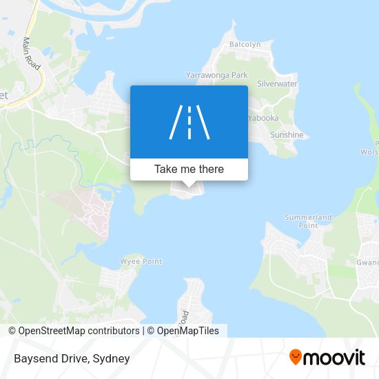Baysend Drive map