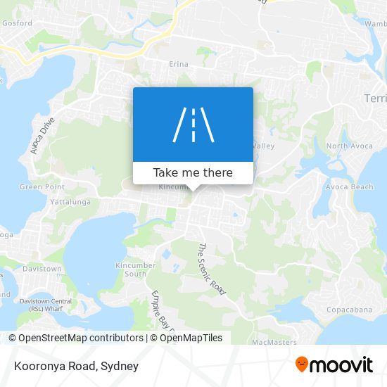 Mapa Kooronya Road