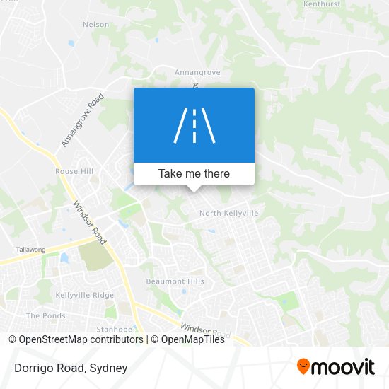 Dorrigo Road map