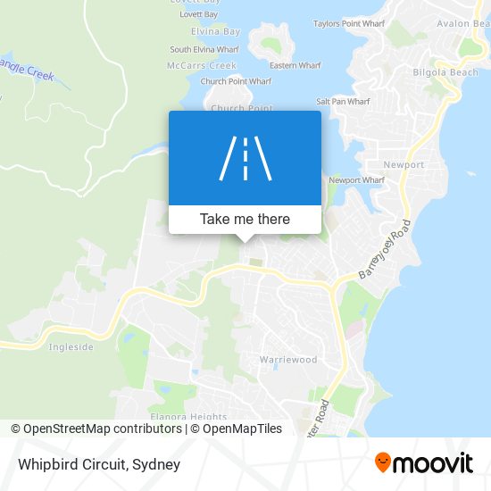 Whipbird Circuit map