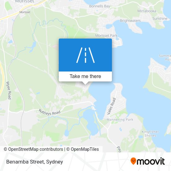 Benamba Street map
