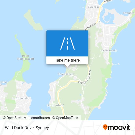 Wild Duck Drive map