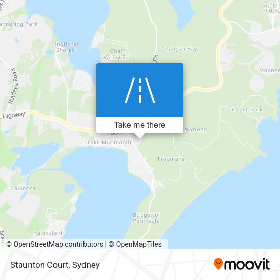 Staunton Court map