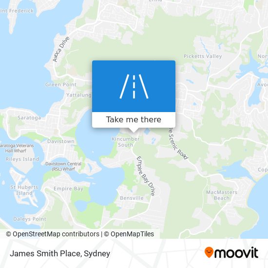 James Smith Place map