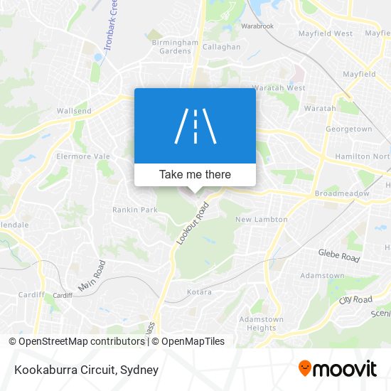 Mapa Kookaburra Circuit