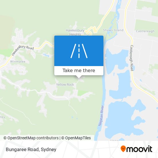 Mapa Bungaree Road