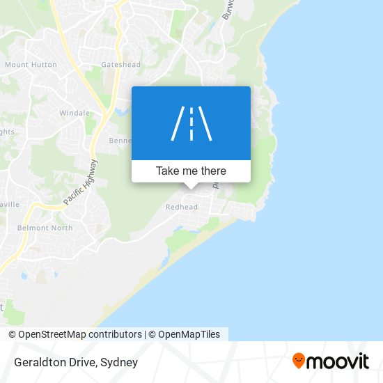 Geraldton Drive map