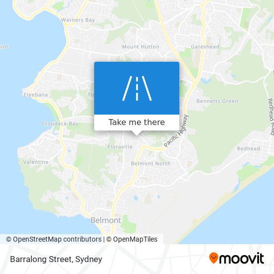 Barralong Street map