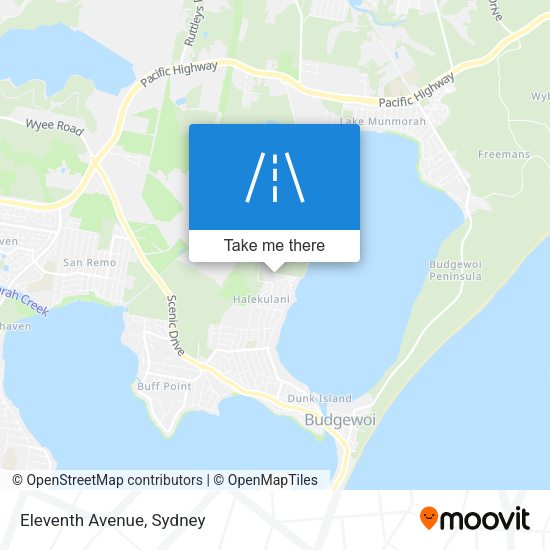 Eleventh Avenue map