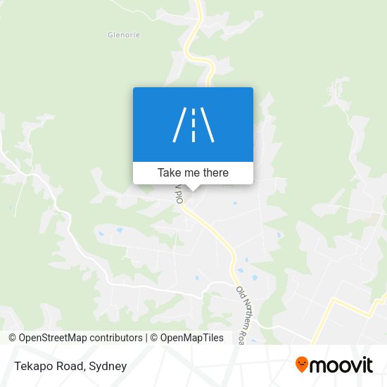 Tekapo Road map