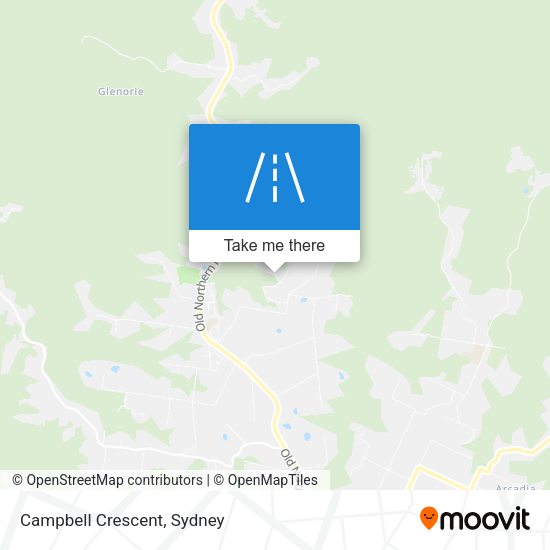Campbell Crescent map