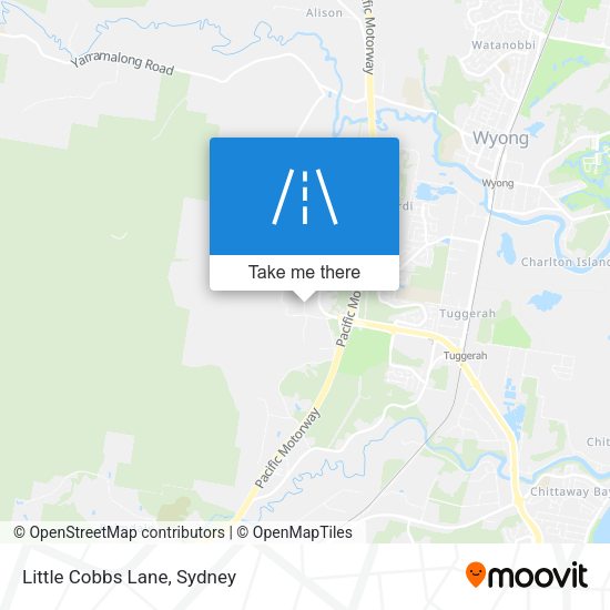 Little Cobbs Lane map