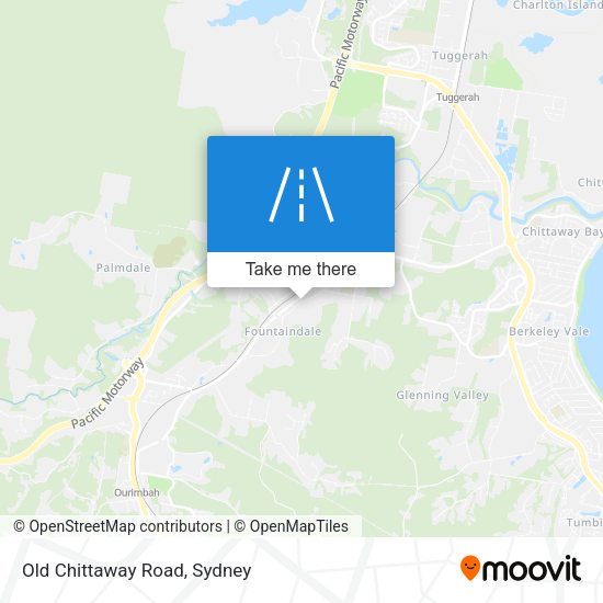 Old Chittaway Road map