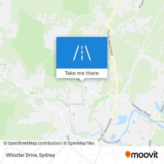 Whistler Drive map