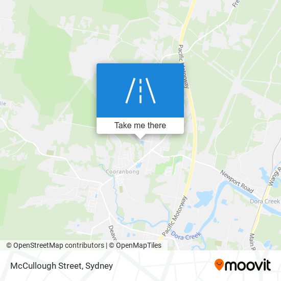 McCullough Street map