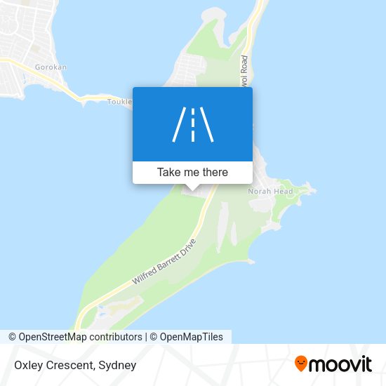 Oxley Crescent map