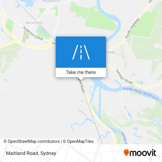 Maitland Road map