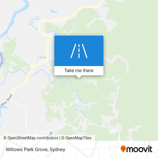 Willows Park Grove map