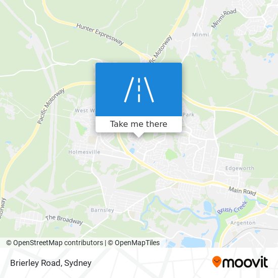 Mapa Brierley Road