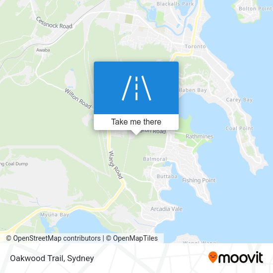 Oakwood Trail map