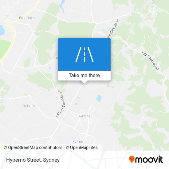 Hyperno Street map