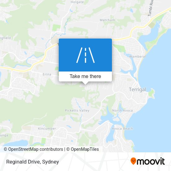 Reginald Drive map
