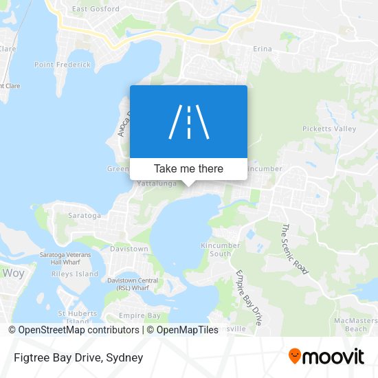 Figtree Bay Drive map