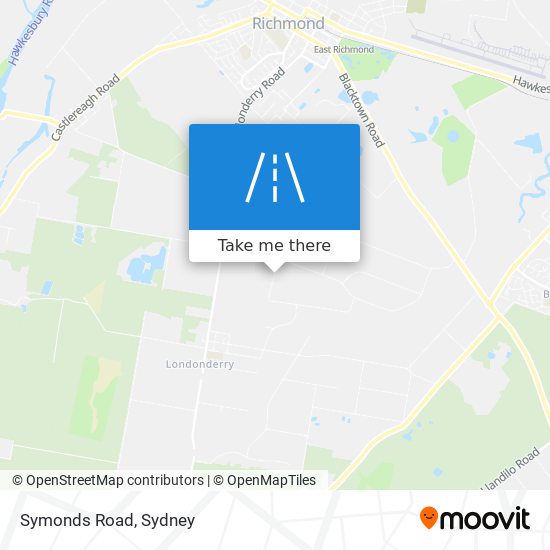 Symonds Road map