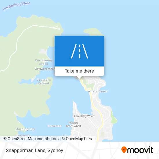 Mapa Snapperman Lane