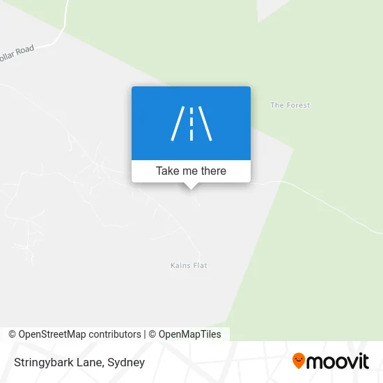 Mapa Stringybark Lane