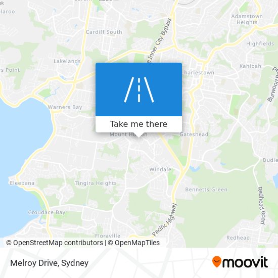 Mapa Melroy Drive