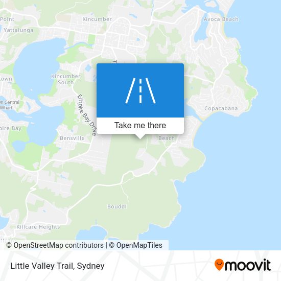 Little Valley Trail map