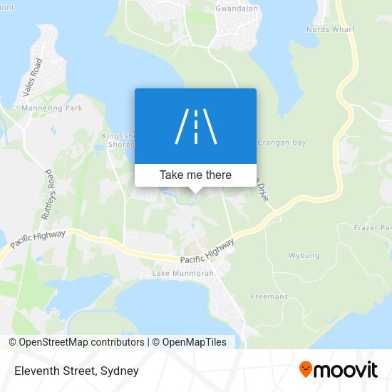Eleventh Street map