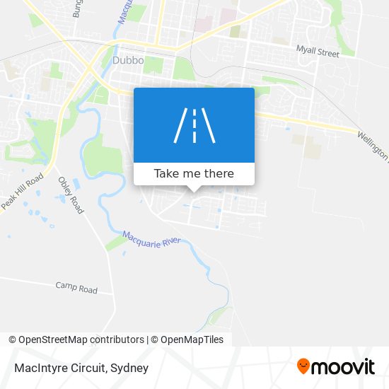 MacIntyre Circuit map