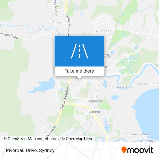 Riveroak Drive map