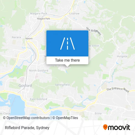 Mapa Riflebird Parade