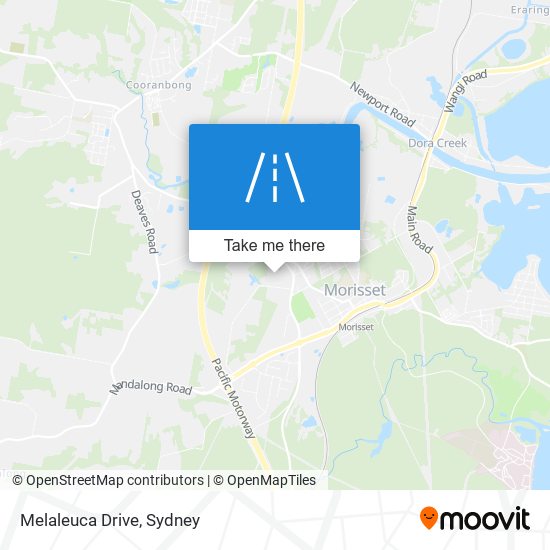 Mapa Melaleuca Drive