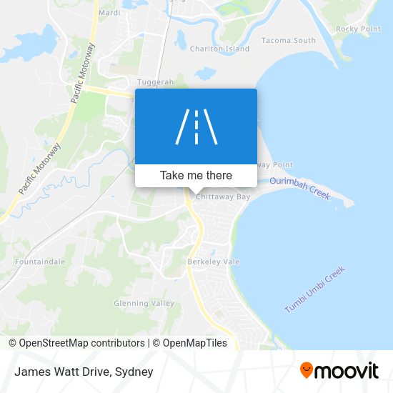 James Watt Drive map
