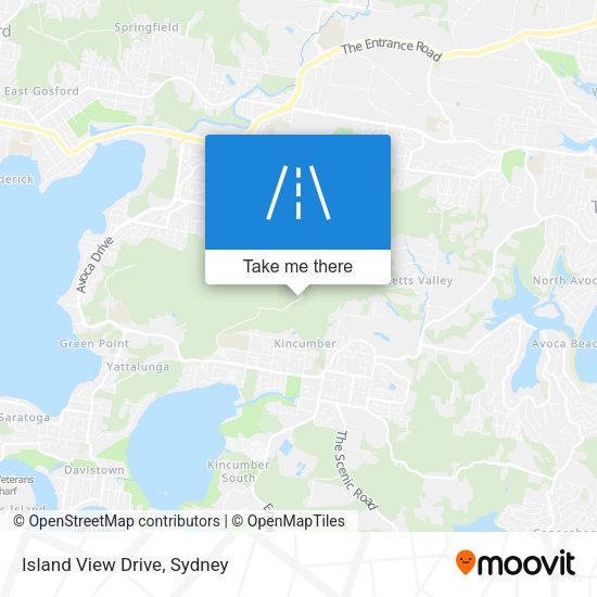 Island View Drive map