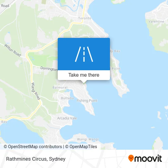 Mapa Rathmines Circus