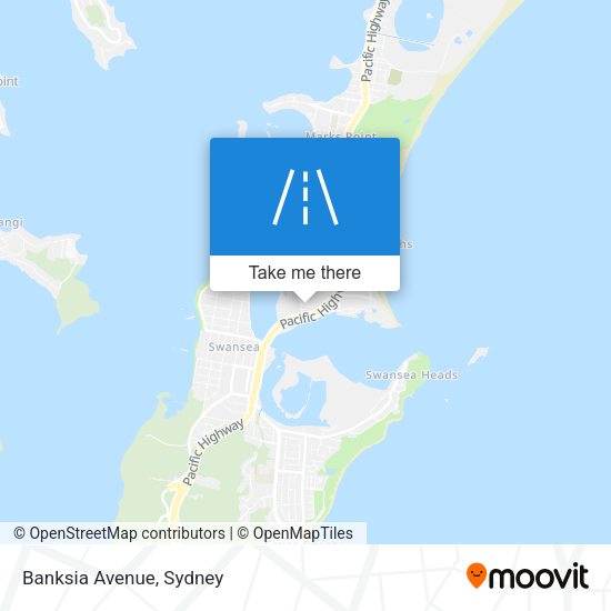 Banksia Avenue map