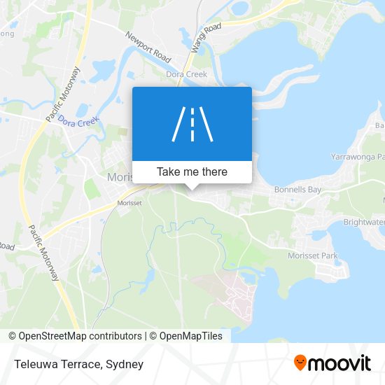 Teleuwa Terrace map