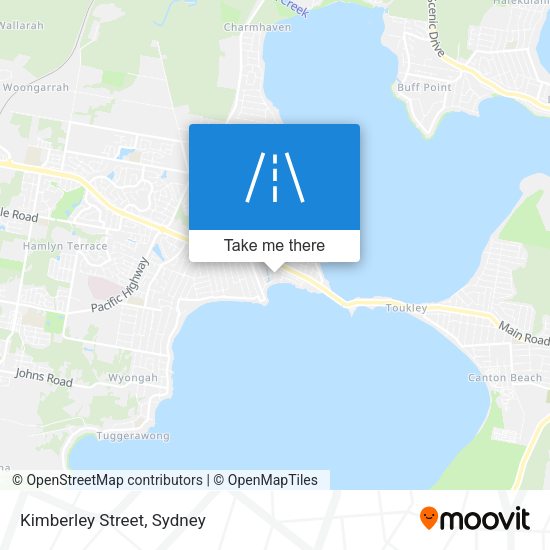 Kimberley Street map