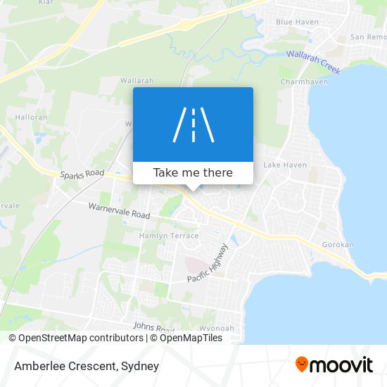 Amberlee Crescent map