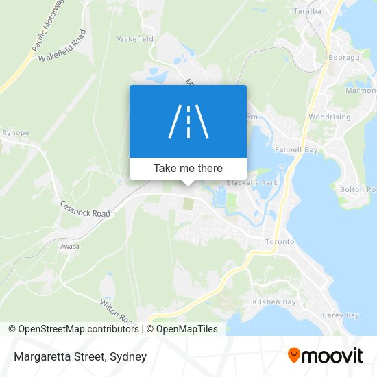 Margaretta Street map