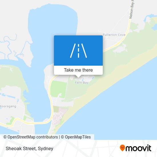 Sheoak Street map