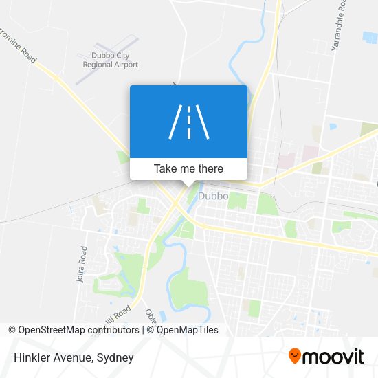 Hinkler Avenue map