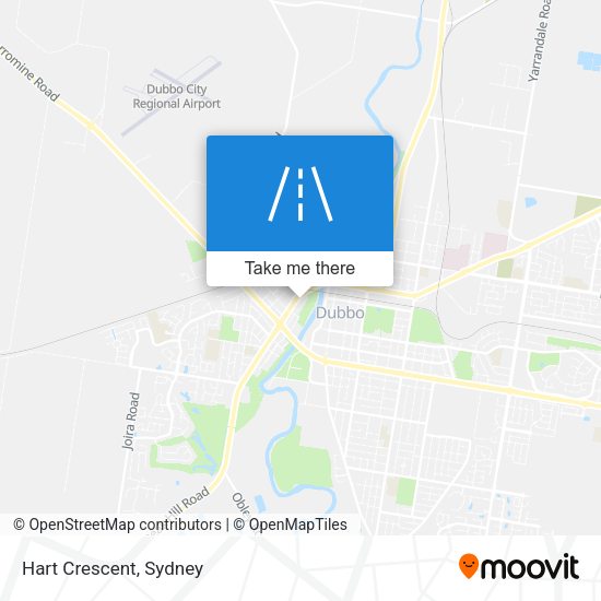 Hart Crescent map