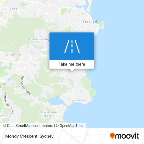 Mondy Crescent map